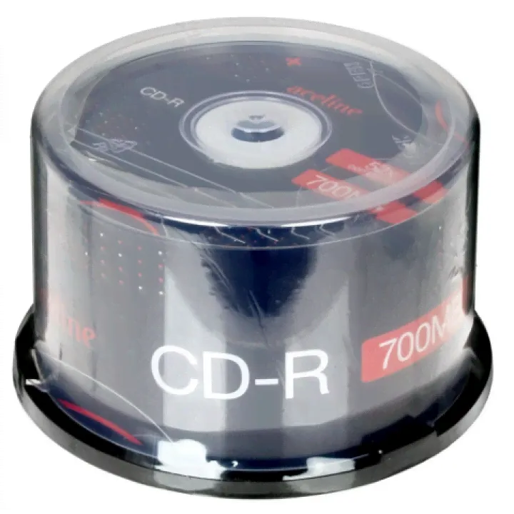 CD-диск Aceline CD-R 700 Mb Cake Box 50 шт. 52x-1