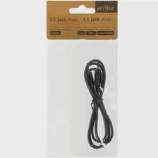 Кабель Aceline 3.5 mm jack - 3.5 mm jack черный (art.: 3920c08c871c6)
