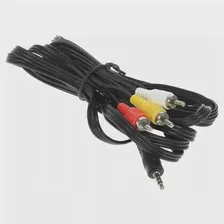 Кабель Aceline 3.5 mm jack - RCA x3 черный