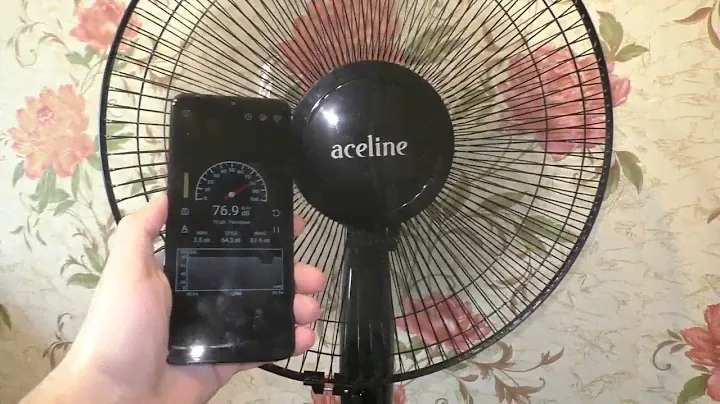 Вентилятор Aceline SFJX 1643 шумомер