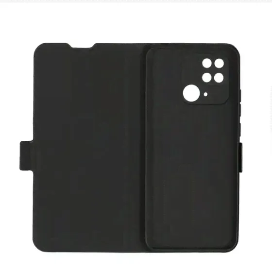 Чехол-книжка Aceline Strap для Xiaomi Redmi 10C черный