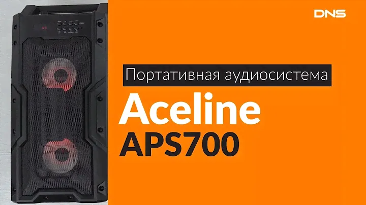 Распаковка портативной аудиосистемы Aceline APS700 / Unboxing Aceline APS700